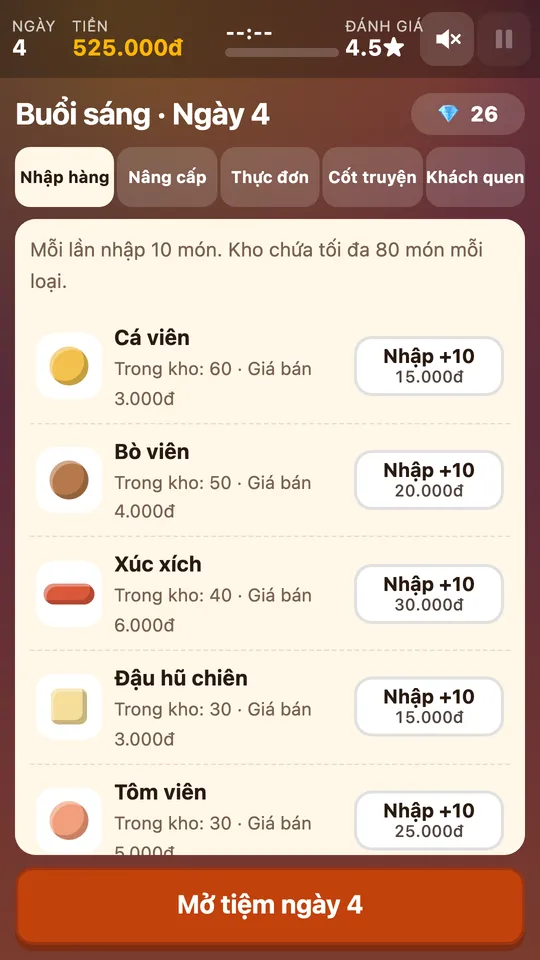 Nhập hàng trước giờ mở bán